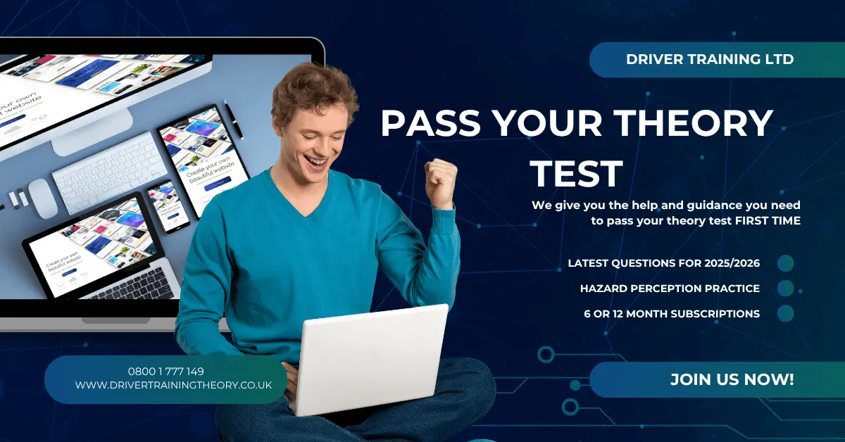 Dark Blue and White Modern Geometric Web Development Service Facebook Ad