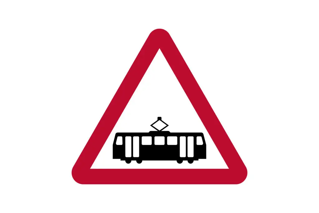 tram sign