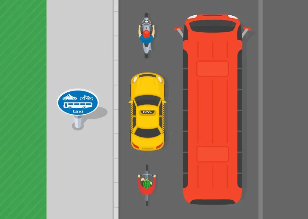 what is a with flow bus lane