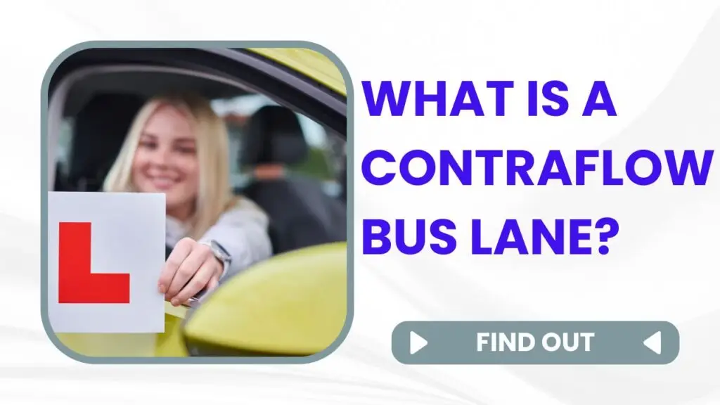 what is a contraflow bus lane