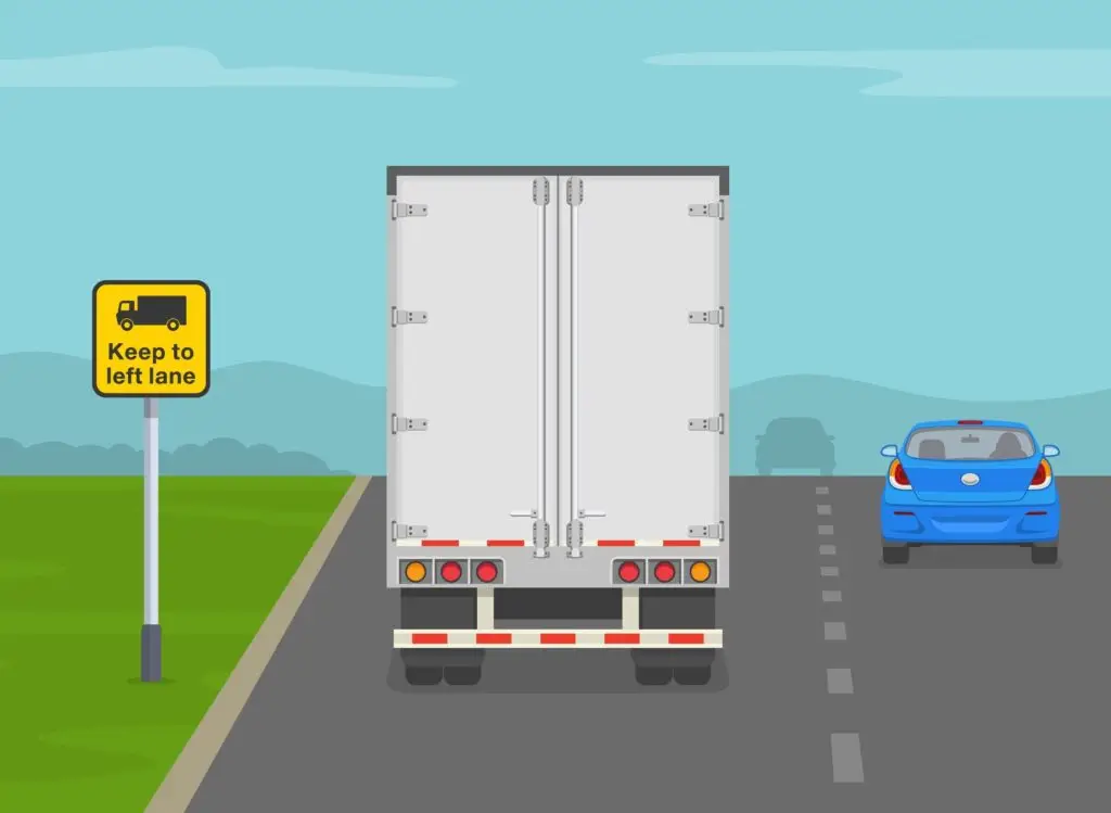 A crawler lane is a lane provided on a steep uphill stretch of road
It’s designed for slower-moving vehicles – like lorries, buses, or heavily loaded cars – that can’t keep up with the normal flow of traffic on the hill.
