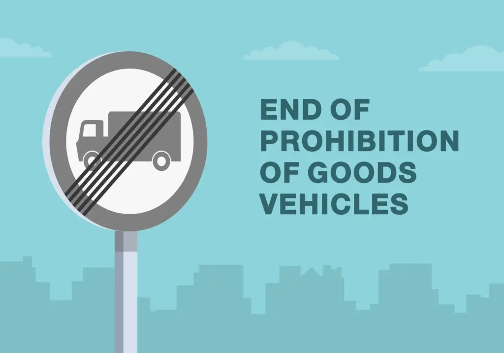 End of Goods Vehicle Restriction vs National Speed Limit