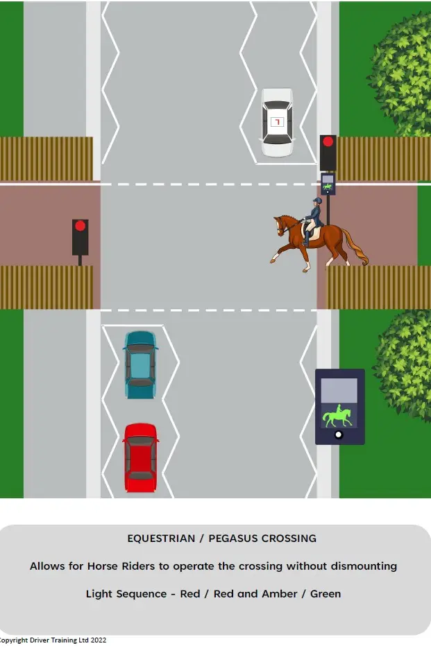 what is an equestrian or pegasus crossing