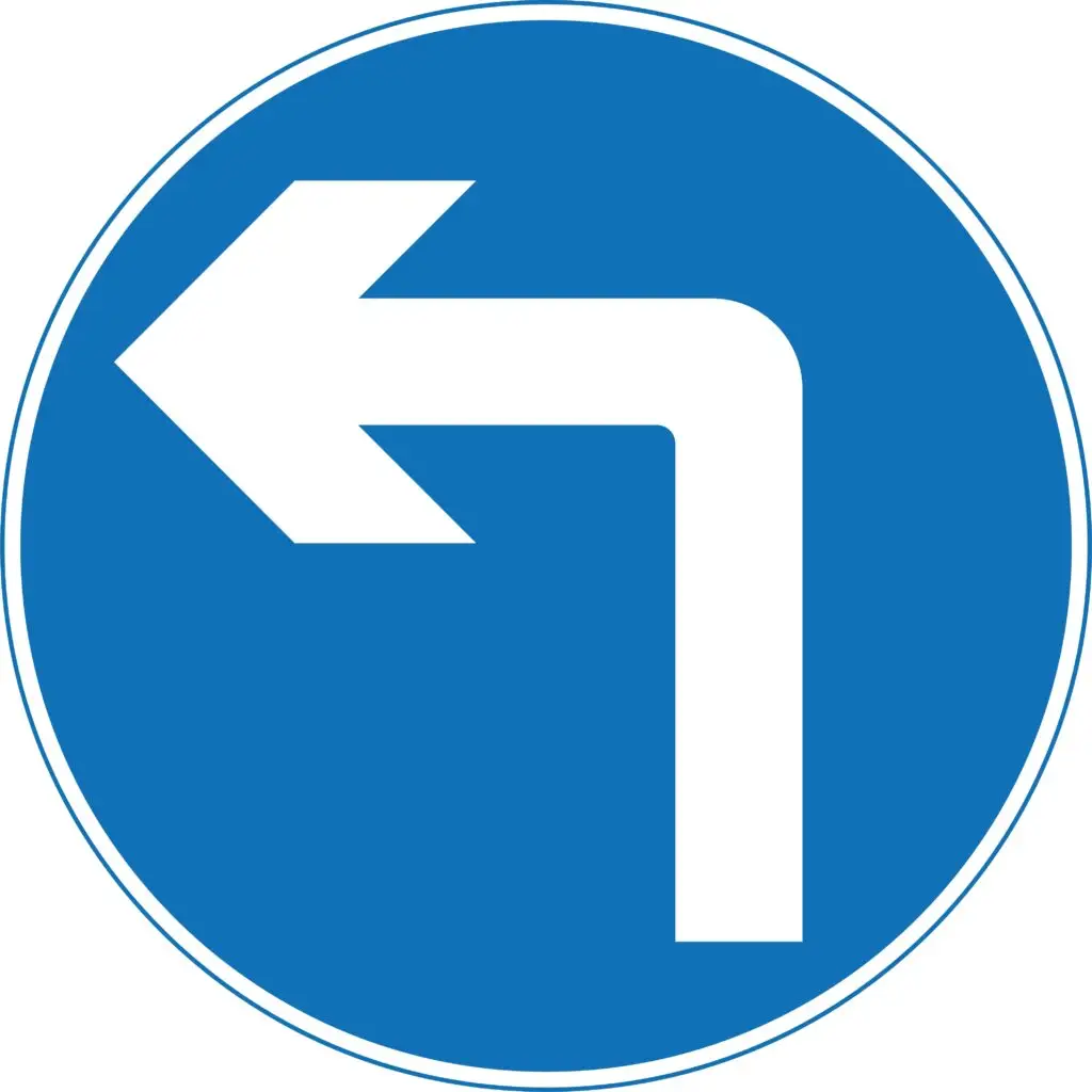 Pass Either Side vs Turn Left Only