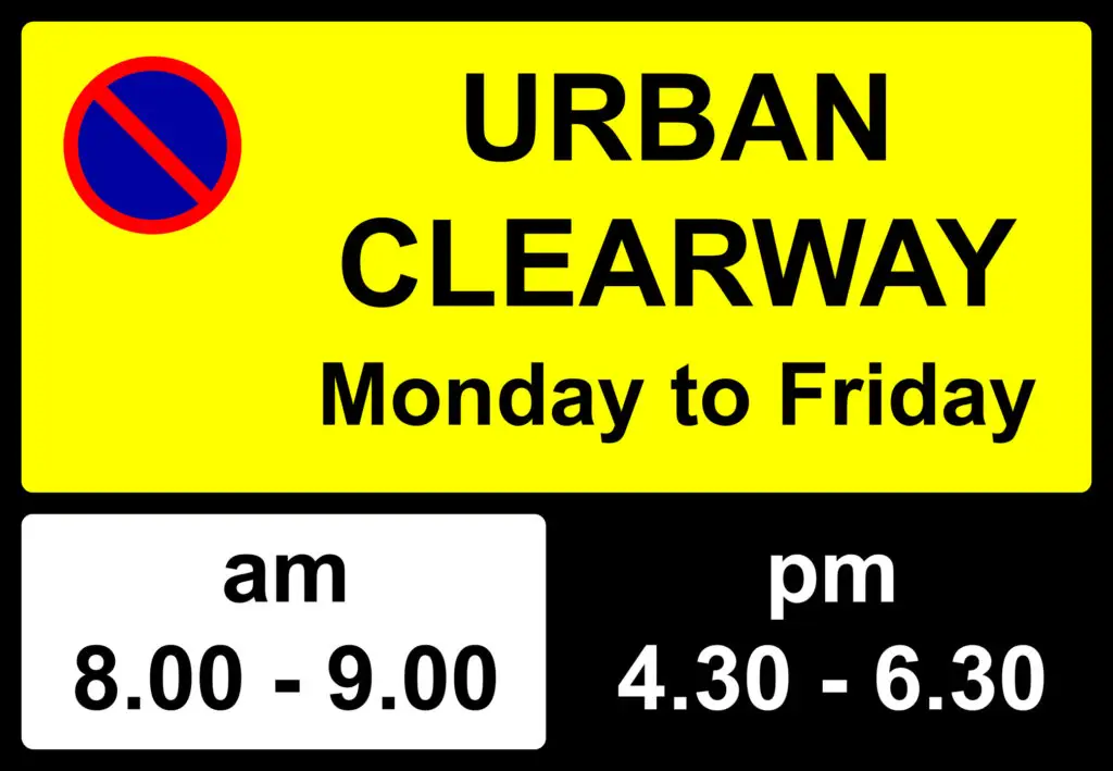 urban clearway what is it and how do you deal with it