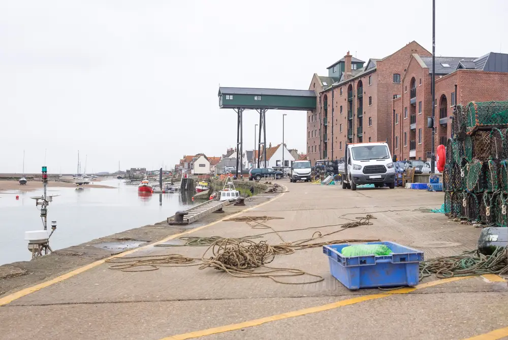 Opening or Swing Bridge Ahead vs Quayside or River Bank