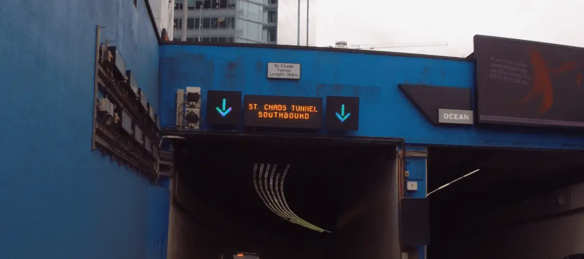 Theory test tunnel questions variable message signs