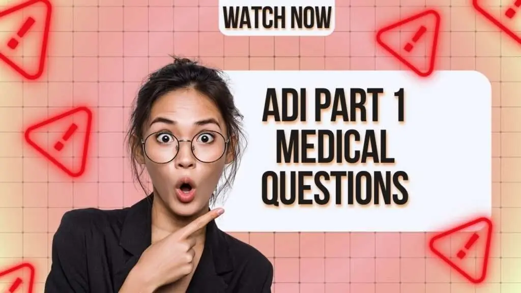 Why ADI Part 1 First Aid Questions have been added